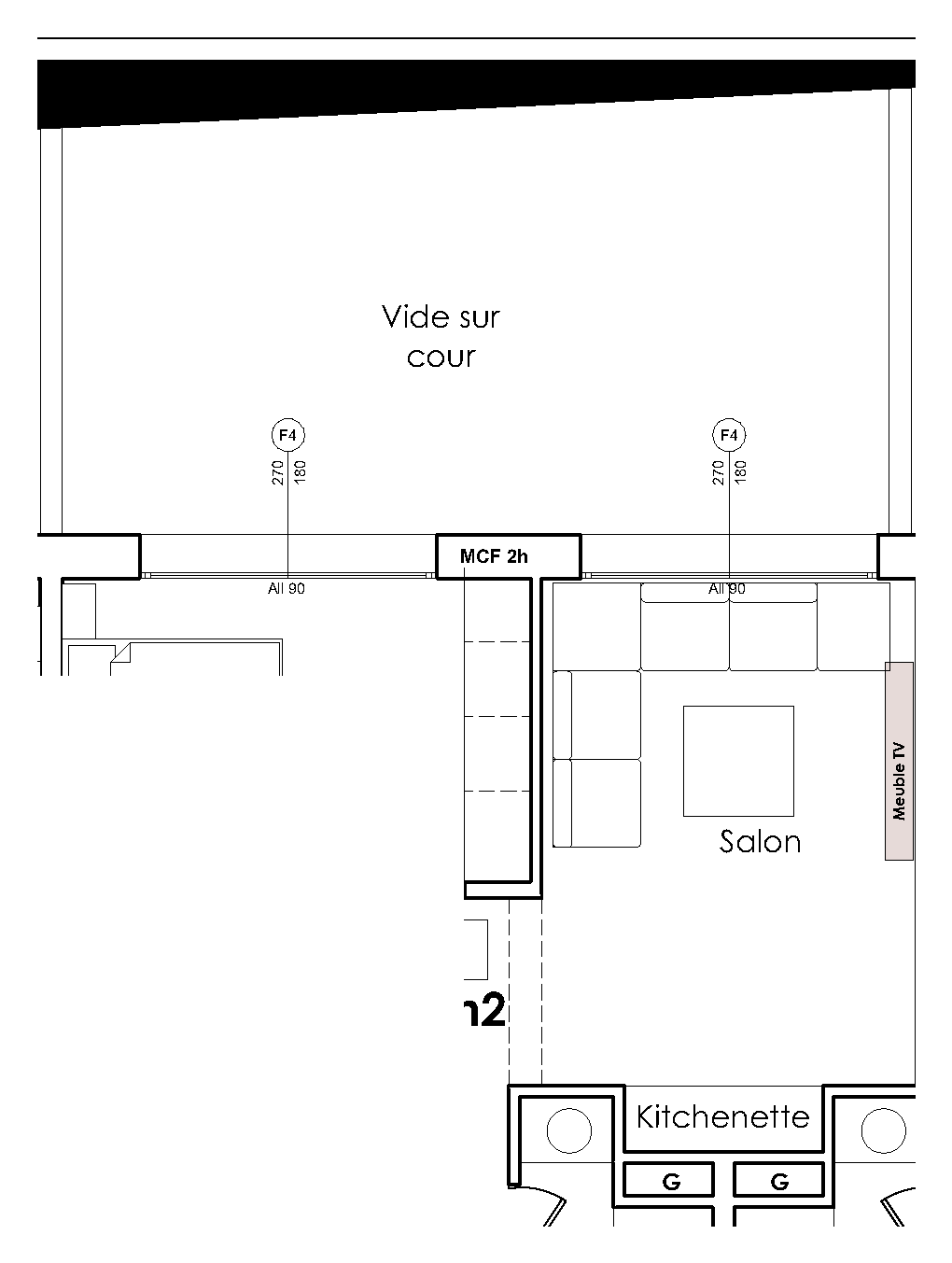 Plan architectural Lot S1 