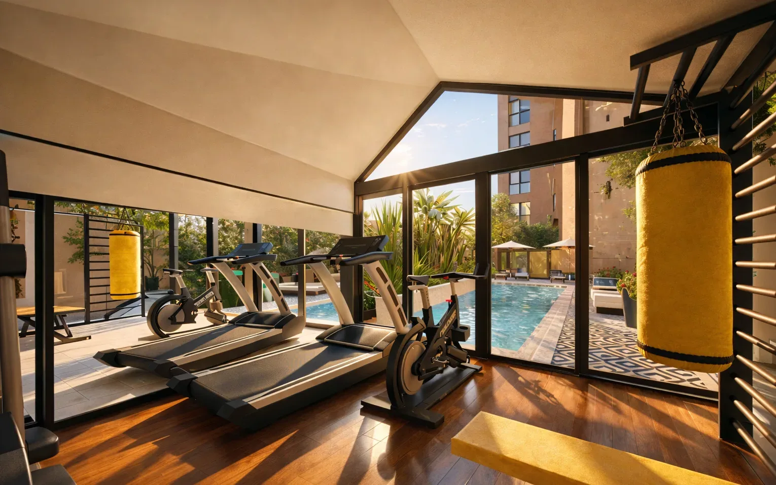 Projet de studios neufs avec piscine et Gym l'Hivernage – 13
