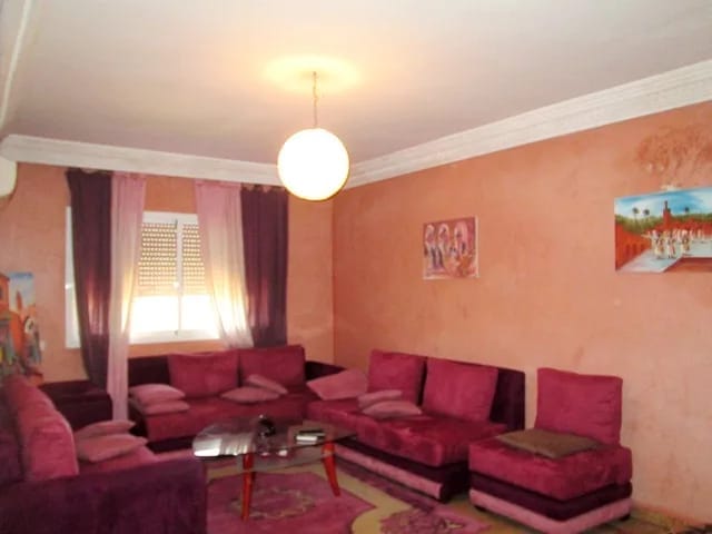 joli appartement meublé à louer pour longue durée à marrakech Victor Hugo - Photo 2
