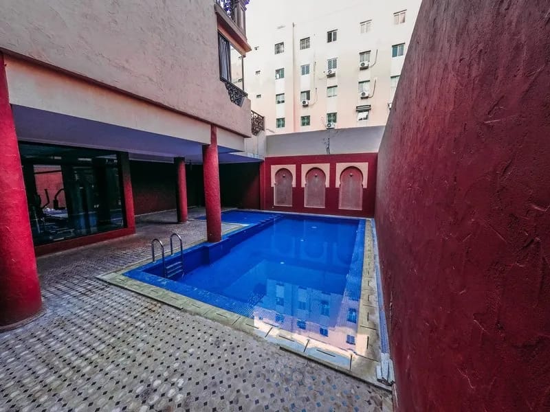 Location longue durée Studio meublé Guéliz Marrakech - Photo 11