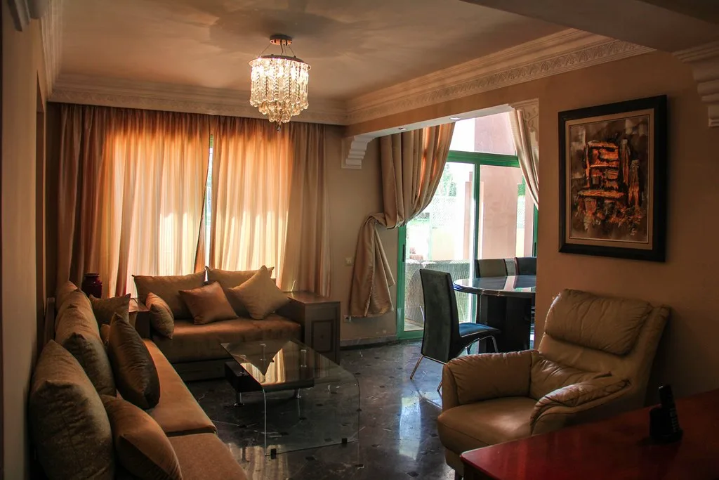 Location longue durée appartement duplex Hivernage Marrakech - Photo 7