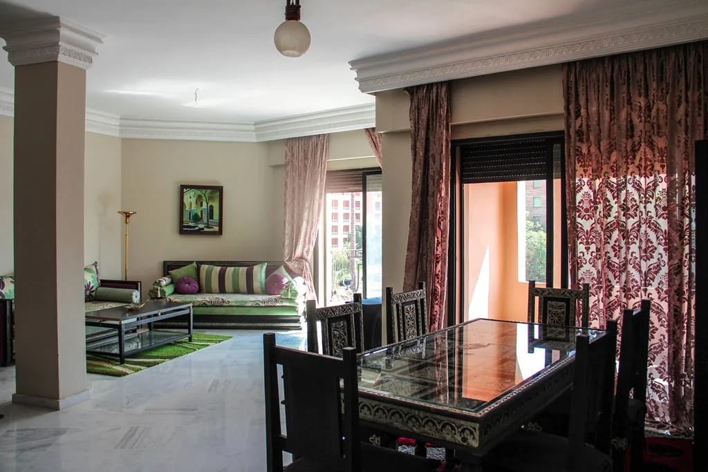 Location appartement meublée longue durée Hivernage Marrakech - Photo 11