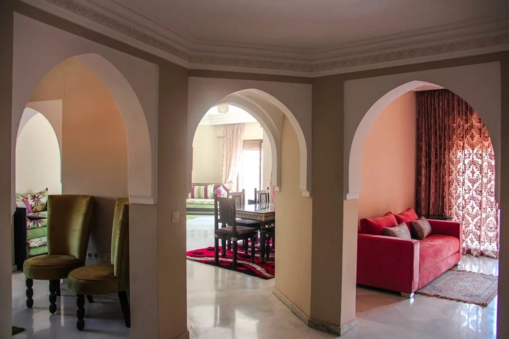 Location appartement meublée longue durée Hivernage Marrakech - Photo 3
