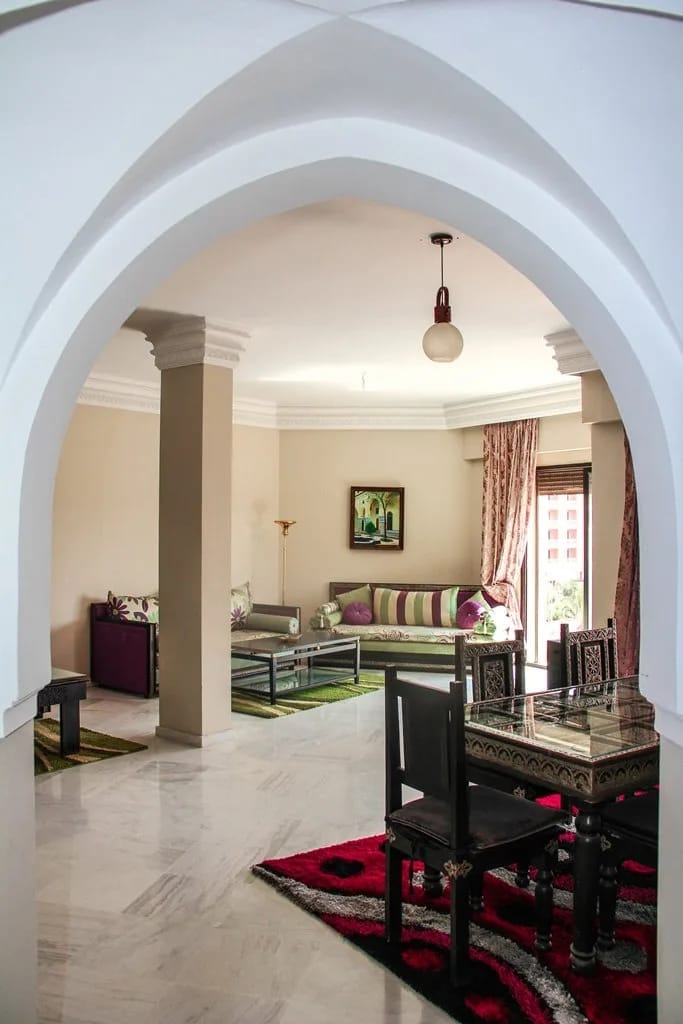 Location appartement meublée longue durée Hivernage Marrakech - Photo 4