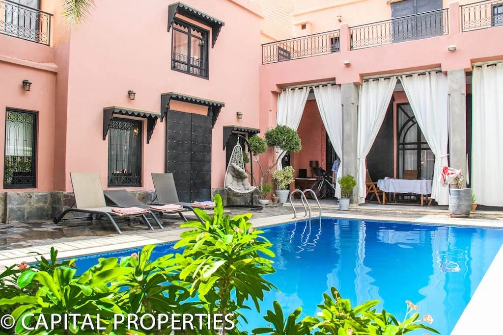 Belle villa location longue duree Bab Ighli Marrakech - Photo 2