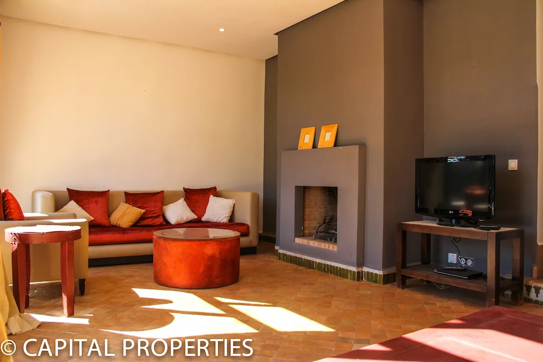 Location longue duree villa meublee Golf Samanah Marrakech - Photo 10