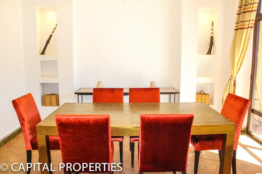 Location longue duree villa meublee Golf Samanah Marrakech - Photo 17