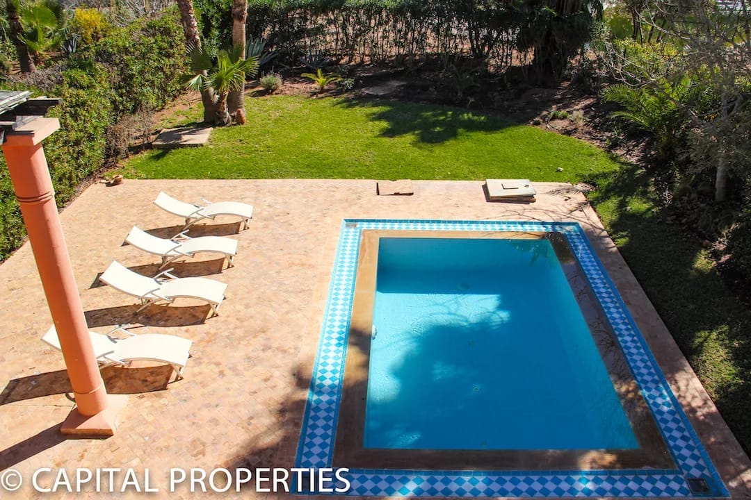 Location longue duree villa meublee Golf Samanah Marrakech - Photo 4