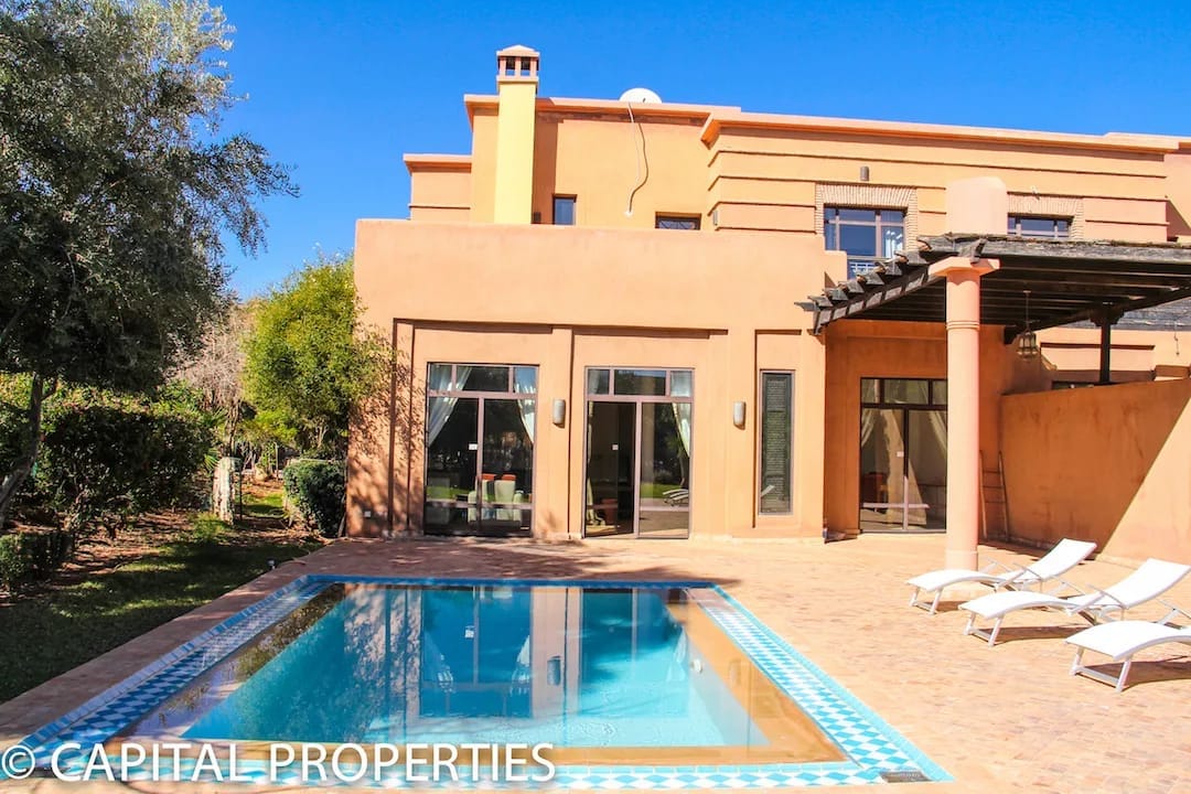Location longue duree villa meublee Golf Samanah Marrakech - Photo 6